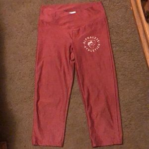 Women's Cropped Legging - Raspberry Blush